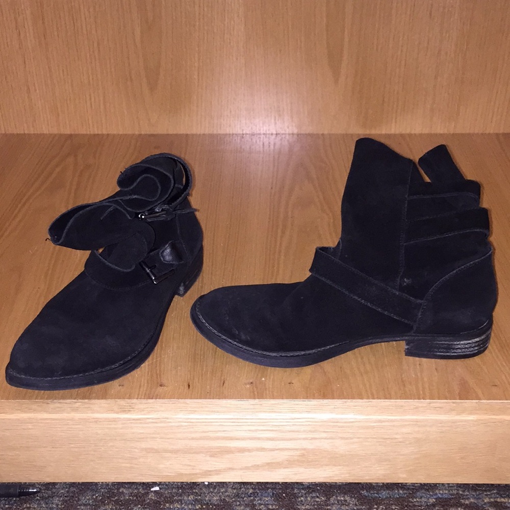 Black Suede Boots